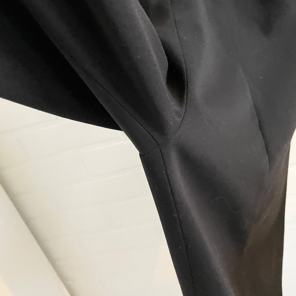 Oak + Fort Women's Jumpsuit Black Deep plunge V neck Pockets Wide leg S - Picture 11 of 12